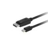 Xtech AV Cable Mini DisplayPort Male to Display Port Male 6ft - Black