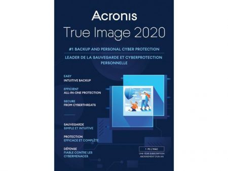 Acronis True Image 2020 Backup & Recover 1-User ESD (DOWNLOAD CODE)