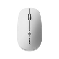 Alogic Mouse Wireless Bluetooth & 2.4GHz Dongle USB-A USB-C Rechargeable PC/Mac/Chrome/Android/iOS - White