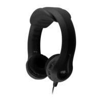 HamiltonBuhl Headphones Flex-Phones Foam Virtually Indestructible Dura-Cord Chew Resistant 4ft Cable 3.5mm - (42 PACK BULK) - Black