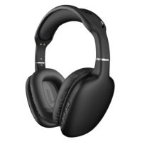 HyperGear Headphones Bluetooth Vibe Over The Ear - Noise Isolating Built in Mic & Call Controls Ultra Lightweight 10Hr Play Time Quick Charge Aux In Port - Black