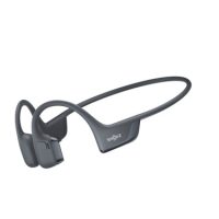 Shokz OpenRun Pro 2 - Black - Bluetooth Headset Noise Cancelling Mic Premium Bone Conduction - Dual Drivers Enhanced Bass - 3D Audio Water Resistant IP55 - 12Hr Battery Life