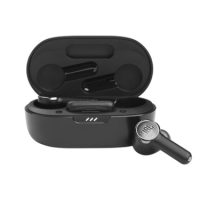 JBL Bluetooth Earbuds Quantum TWS with USB-C 2.4Ghz Dongle and Charging Case True Adaptive Noice Cancelling 6 Microphones - Black