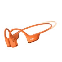 Shokz OpenRun Pro 2 Mini - Orange - Bluetooth Headset Noise Cancelling Mic Premium Bone Conduction - Dual Drivers Enhanced Bass - 3D Audio Water Resistant IP55 - 12Hr Battery Life