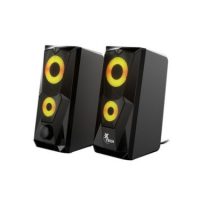 Xtech Computer Gaming Speakers FireShot 2.0 Stereo 6W USB Multimedia with LED Lights