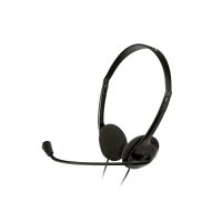 Klipxtreme Headset Stereo with Boom Mic 3.5mm Omnidirectional  Inline Volume Control - Black