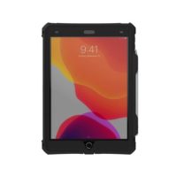 Joyfactory iPad 10.2 2021/2020/2019 aXtion Slim Case with Handle / Kickstand Sealed Waterproof & Dustproof MIL Spec drop Tested - Black