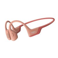 Shokz OpenRun Pro Pink Bluetooth Headset Noise Cancelling Mic Premium Bone Conduction - Enhanced Bass - Water Resistant IP55 - 10Hr Battery Life