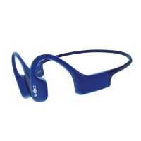 Shokz OpenSwim Blue Bone Conduction MP3 Swimming Headphones IP68 Waterproof & Submersible 4GB Storage 8Hr Battery