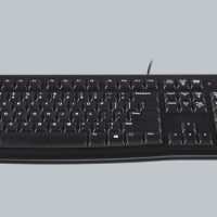 Logitech Keyboard Wired K120 Spill Resistant Design with Number Pad PC - Black