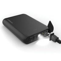 HyperGear Powerbank & Laptop Charging Brick 24000mAh 3 Port 2x USB-A 1x USB-C PD 65W Built in 80W AC Outlet  Charge 4 Devices with Flashlight - Black