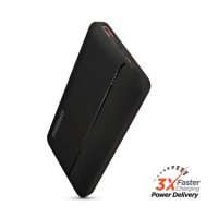 HyperGear Powerbank 10000mAh 2 Port USB-A (18W) USB-C (20W) PD Fast Charge - Black