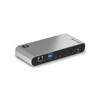 Alogic Docking Station USB-C Dual Monitor Thunderbolt 3 2x DisplayPort 4K Ultra HD 60Hz 60W Power Delivery - Space Grey