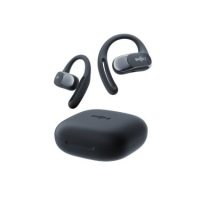 Shokz OpenFit Air Black Bluetooth Headset Smart Mic Around Ear Air Conduction - OpenBass - Water Resistant IP54 - 28Hr Battery Life