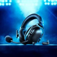 Razer PlayStation Gaming Headset Wireless via USB-C Dongle & Bluetooth BlackShark V2 Pro Advanced Passive Noise Isolation with Boom Mic - Black