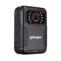 myGEKOgear Aegis 110 HD Body Cam 1080p Infrared Night Vision Wide Angle Lens IP65 Water Resistant 10hr Battery Life - Black