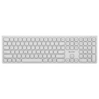 Alogic Keyboard Wireless MacOS USB-C Rechargeable Echelon MAC Shortcut Keys Full Number Pad - White