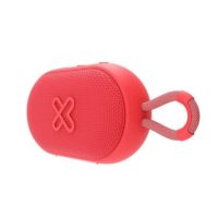 Klipxtreme Speaker Bluetooth GrooveSplash 6W IPX7 Waterproof TWS 12hr Playback Built in Mic Fast Charge - Red