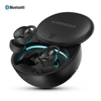 HyperGear Earbuds Bluetooth SleepEEZ Mini Noise-Blocking TWS for Sleeping 20hr Play Time Programmable Timer Stream Sleep Audio & Regular Everyday Usage - Black