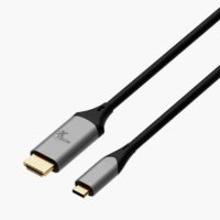 Xtech USB-C to HDMI 6ft Cable 4K Ultra HD 10.2 Gbps Gold Plated Pins - Black