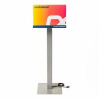 Luxor KwikBoost Deluxe Courtesy Charging Stand - Freestanding with Your Graphic 4x USB-C 4x Lightning Charging