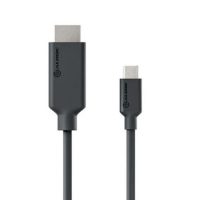 Alogic USB-C Male to HDMI Male Cable 3ft 4K Elements - Black