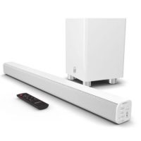 Majority Bluetooth Sound Bar with Subwoofer 150W K2 2.1 Channel HD Sound with Remote - White