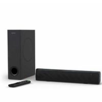 Majority Bluetooth Sound Bar & Subwoofer Compact 100W Bowfell Plus with Remote Control - Black